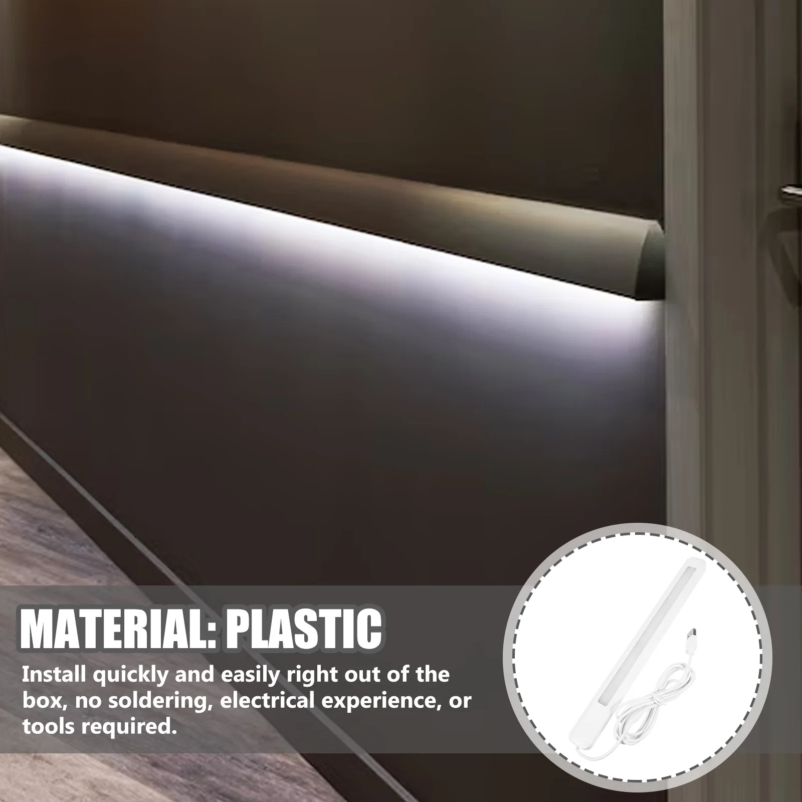 

1pc Touch Control Led Desk Lamp 3 Color Modes Dimmable Magnetic Night Light For Home Office Dorm Bedroom Usb Powered Table