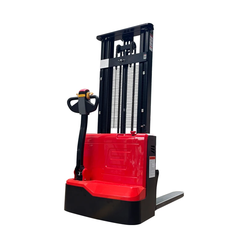 1500kg load capacity electric stacker 24V/85Ah battery powered 1.5 tons walkie-talkie electric stacker