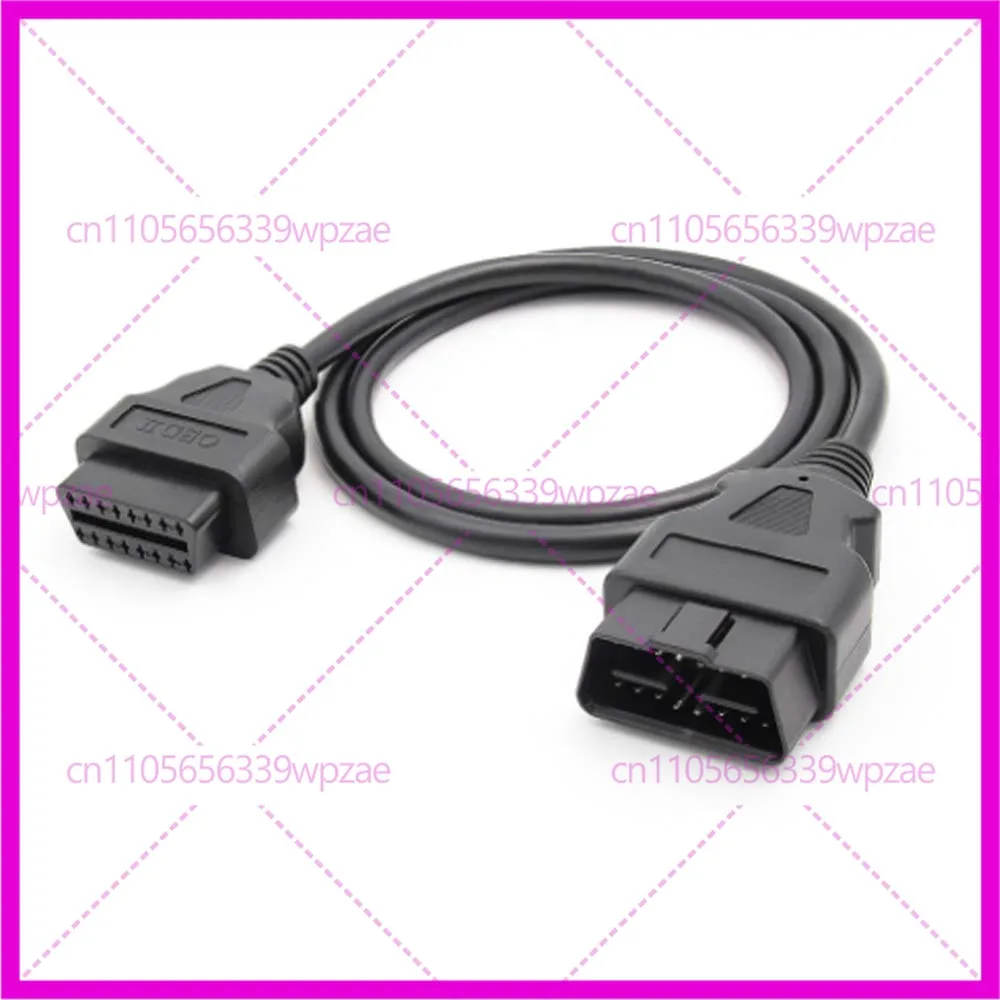 

30/60/100 см OBD 16PIN полный контакт, удлинитель 16-жильный круглый провод Номер провода 26awg, низкое сопротивление