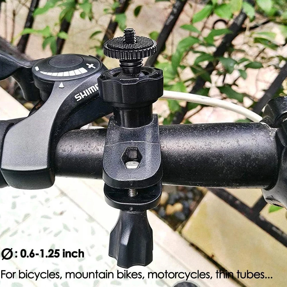 For GoPro Bike Mount Handlebar Clamp Motorcycle Mount Bike Clamp For Gopro Hero 13 12 11 10 9 DJI Action 5 4 3 Insta360 X4 X3