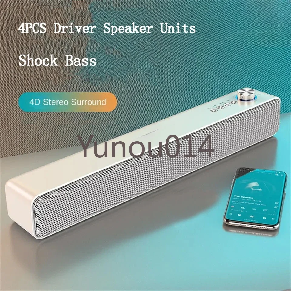 Wireless Bluetooth Bass Speaker, TV Audio, Echo Wall, Computer, Home Theater, Music