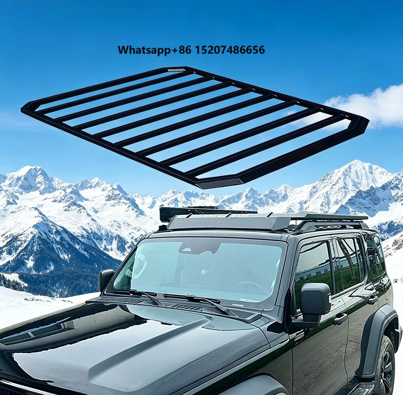 Roof Rack 4x4 Universal  Chery V23 Luggage  Roof Rack Aluminum Truck Shelvesgwm tank 300