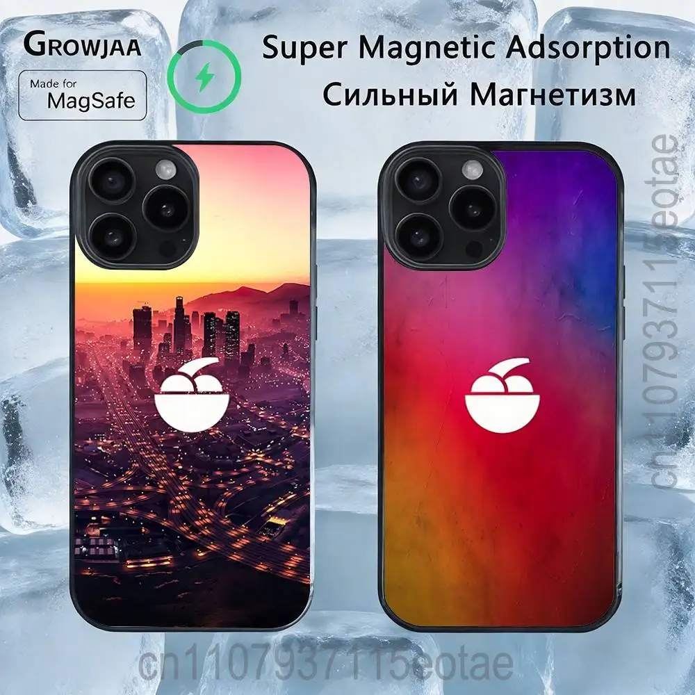 

Ifruit G-grand-t a-auto-LOGO Case For iPhone 17,16,15,14,13,12,11,Pro,Max,Plus,Mini,SE4,E Magnetic Magsafe Wireless Charging