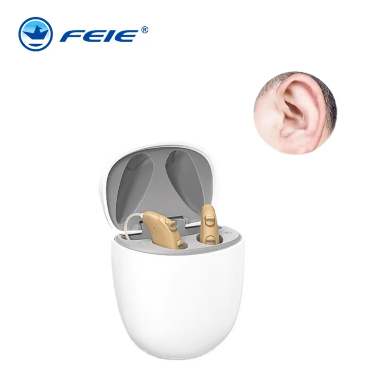 Elderly Hearing Aid Binaural Charging Digital High-Power Intelligent Noise Reduction Non-Programmed Hearing Aids Headphones