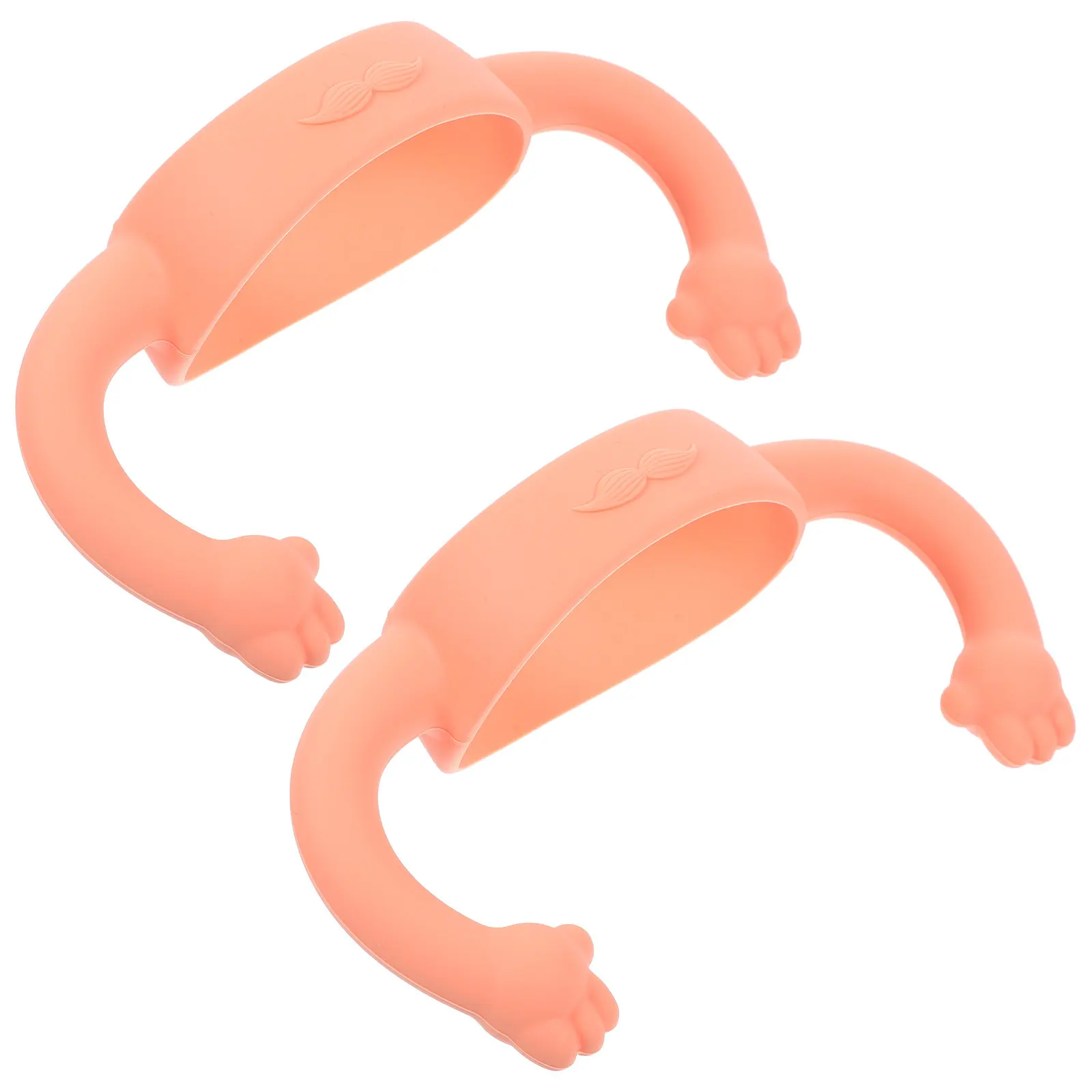 

2 шт. силиконовые ручки для детских бутылочек, мягкие съемные ручки для бутылочек для кормления, держатели для детских молочных бутылочек для малышей