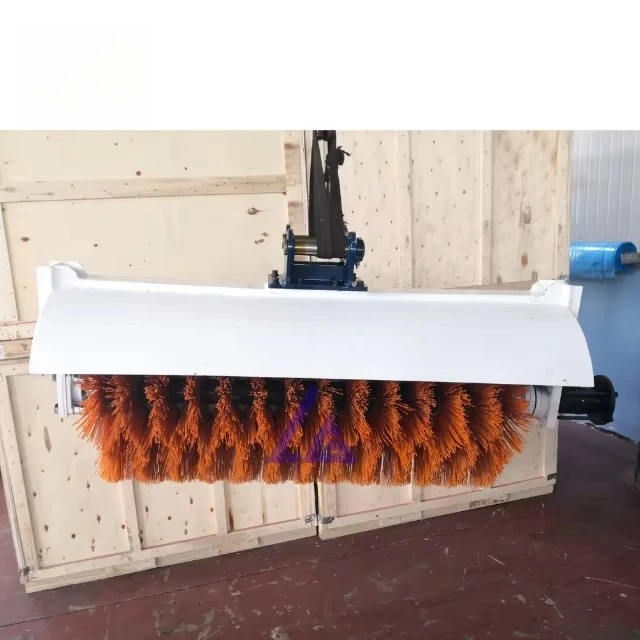Excavator Road Cleaner Hydraulic Rotary Sweeper for Cleaning Pavement Cable Trench Railway Switch