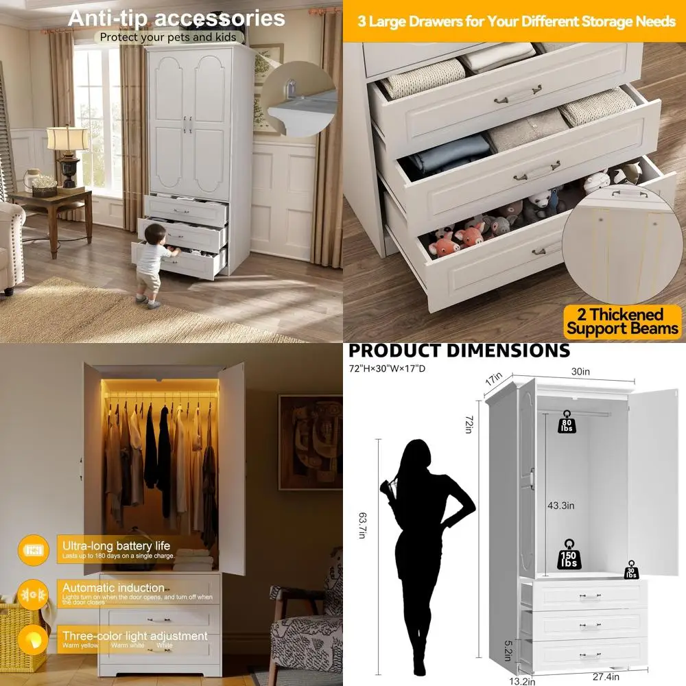 Armoire Wardrobe Cl…