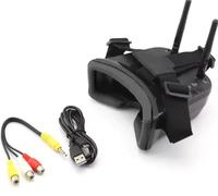 5.8G 40CH Dual Antennas FPV Goggles Monitor Video Glasses Headset HD LCD Built-in 3.7V/1200mAh Battery for RC Racing Drone