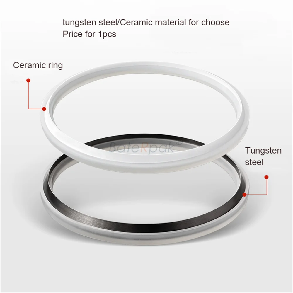 Winon Tampo 95x90x5.2mm/65x60x5.2mm BateRpak Pad Printing Machine spare part Ceramic ring, RJ1 tungsten steel ring with Sealing