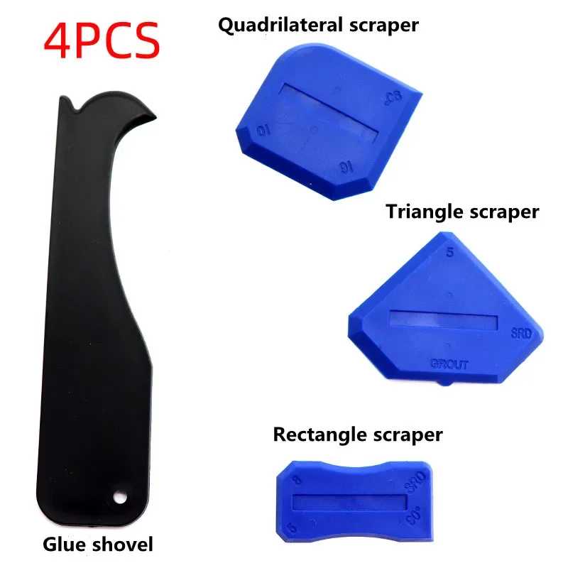 5 In 1 Silicone Remover Sealant Smooth Scraper Caulk Finisher Grout Kit Tools Floor Mould Removal Hand Tools Set Accessories