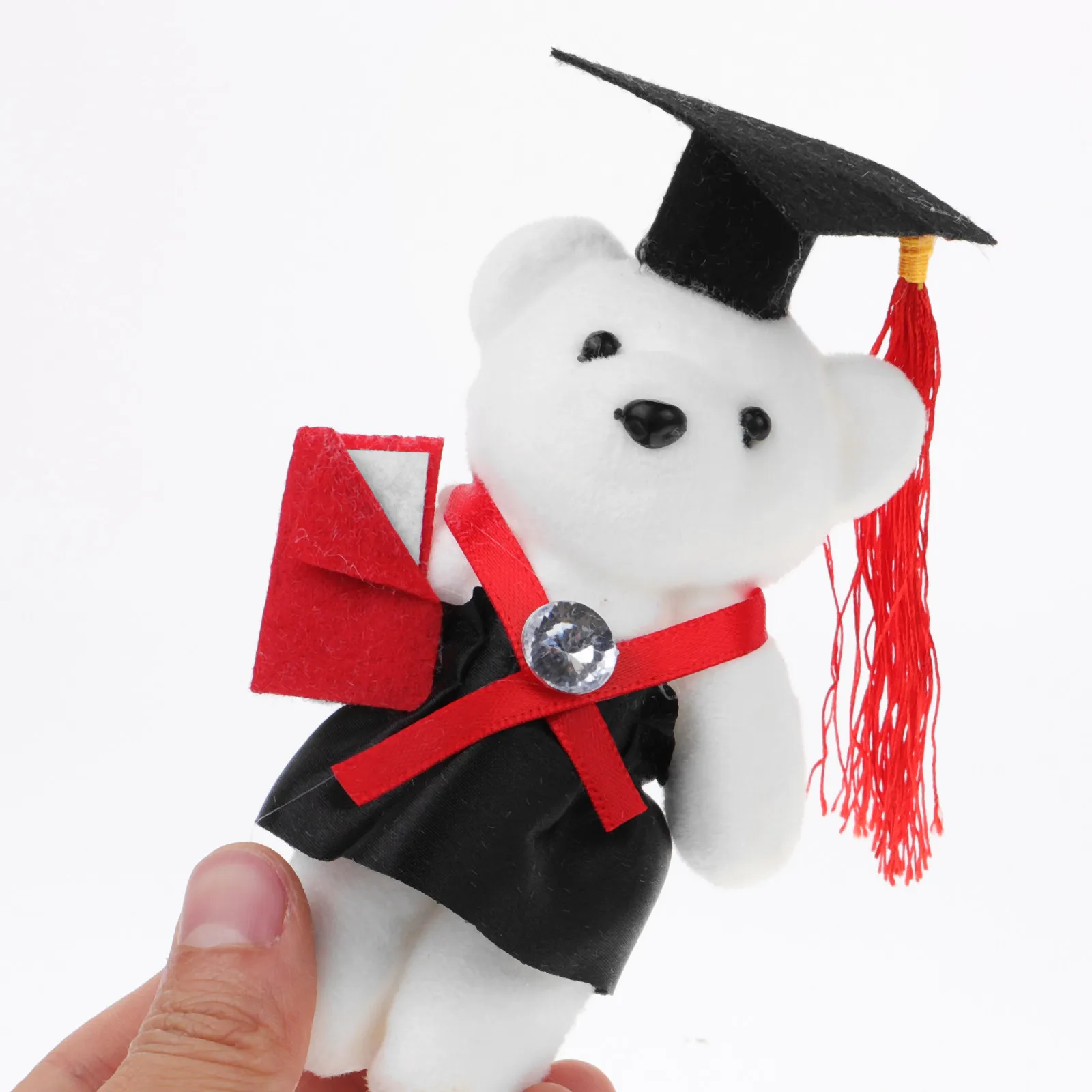 

Набор из 8 выпускных медведей-букетов: Изысканные, детально выполненные, универсальные украшения, подарки для выпускного вечера и фотосессий