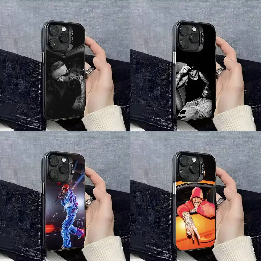 

S-Sfera Ebbasta XDVR Phone Case For iPhone 17,16,15,14,13,12,11,Pro,Max,Plus,E,SE4,Air,Mini Black IMD Cover