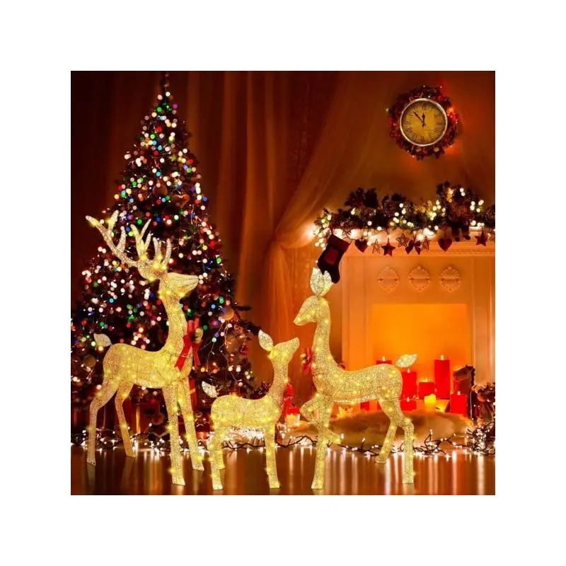 3-Piece Lighted Chr… - image