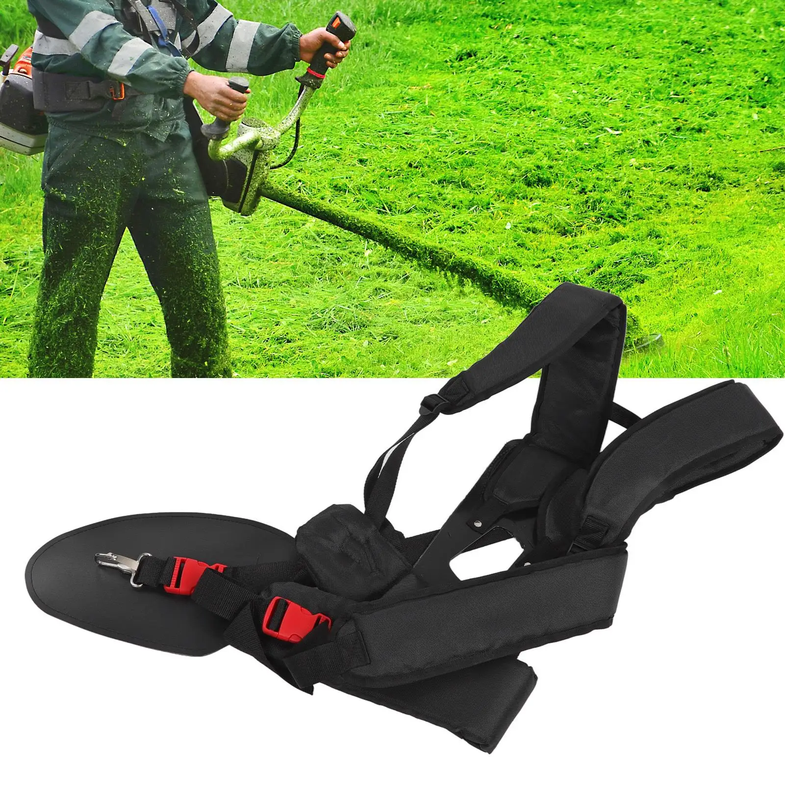 Adjustable Lawn Mower Shoulder Straps with Heat Dissipation for gardening & Trimming