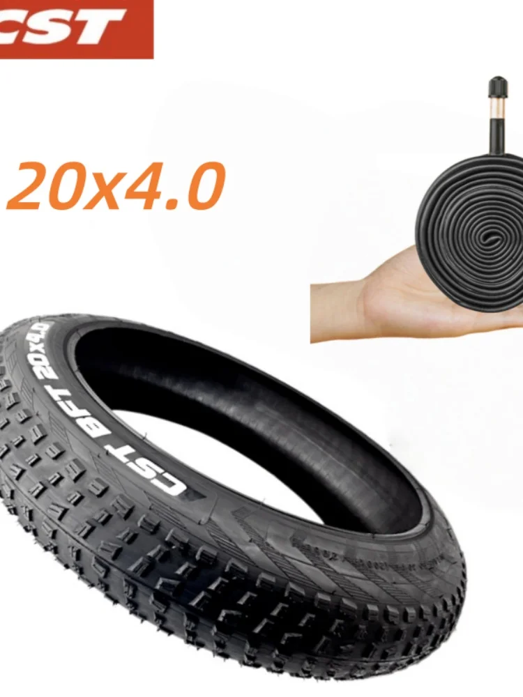 AliExpress NONE CST Fat Tire 20x4.0 20inch Electric Fat Bike Snow Beach Bicycle Tire Inner Tube For Snowmobiles Bicycles ATVs Anti-Slip Winter