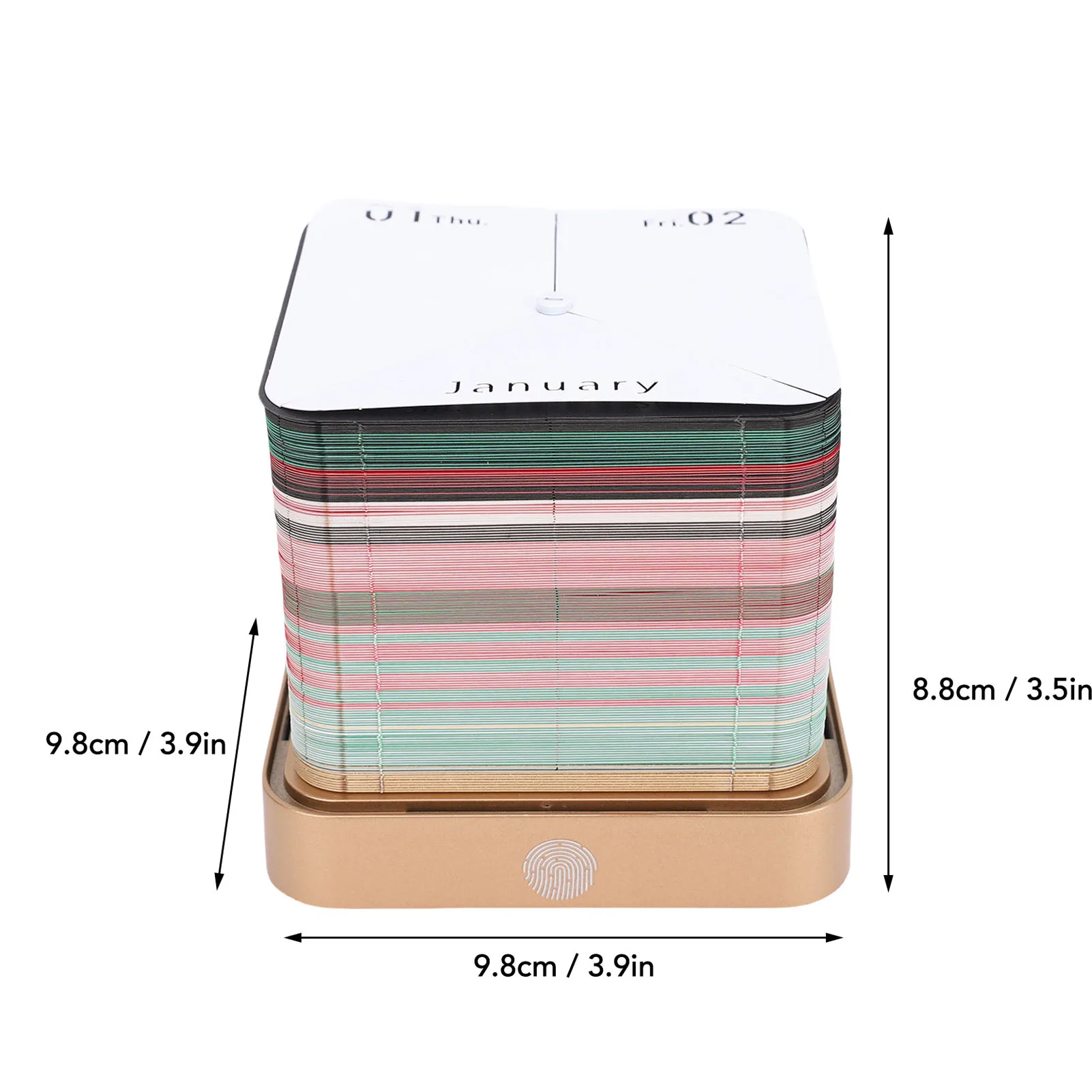 ثلاثية الأبعاد المفكرة المسيل للدموع بعيدا ورقة نحت الفن ثلج ثلاثية الأبعاد مذكرة الوسادة مع 2026 التقويم لعيد الميلاد عيد الميلاد الحاضر ثلاثية الأبعاد ورقة نحت المفكرة #6