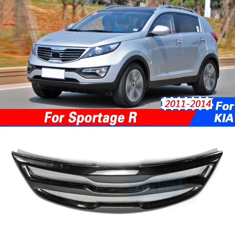 

Fit KIA Sportage R 2011 2012 2013 2014 Racing Grille Redesign Front Bumper Grill Body Kit Accessories Medium net