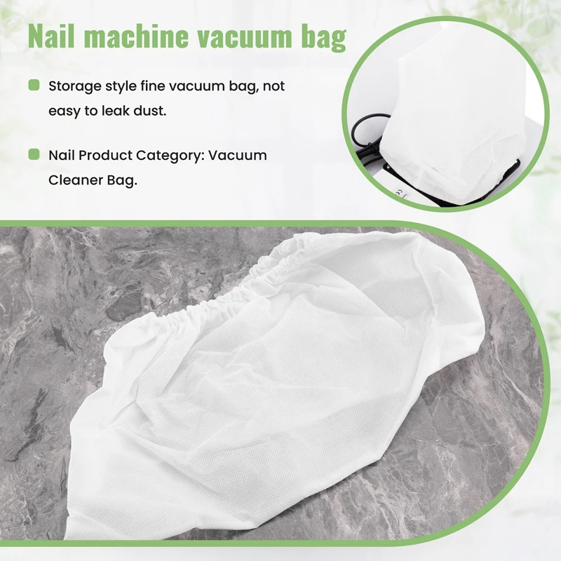 Nail Dust Bag Polish Vacuum Cleaner Replacement Bags For Manicure Gel Dust Collector Suction Machine Bags