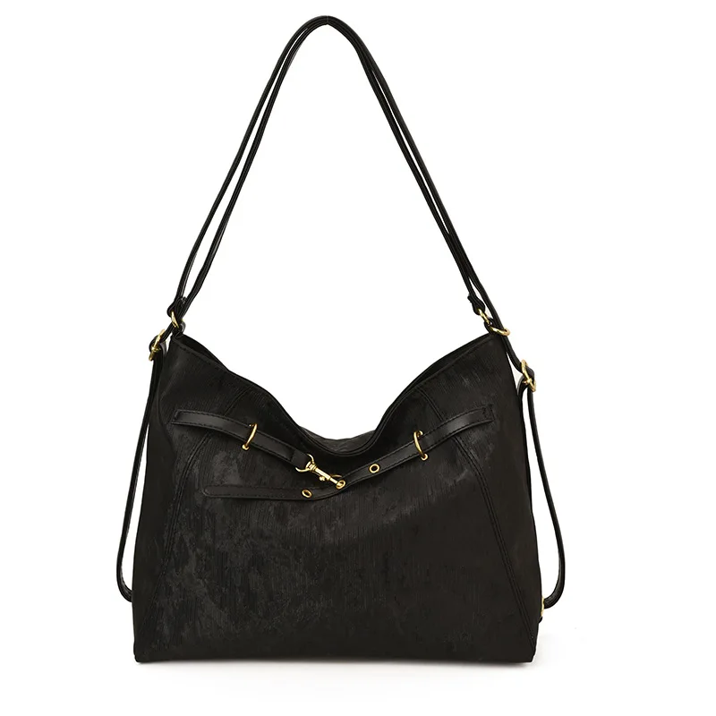 

2025 Vintage Women's Shoulder Bag, Genuine Leather Large Capacity Multi-way Crossbody Tote, Retro Chic Work Purse for Office