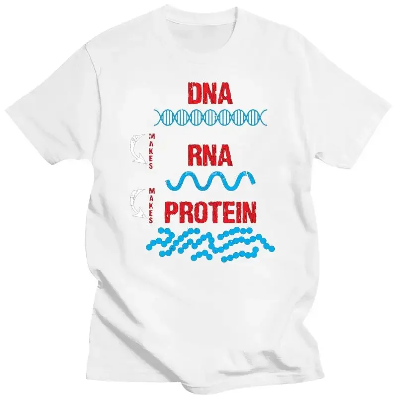 Mens Clothing  The  Building Molecular Biology Dna Rna Protein Cell Biology T-Shirt Man Clothes Men'S Tshirt O Neck Awesome Tee