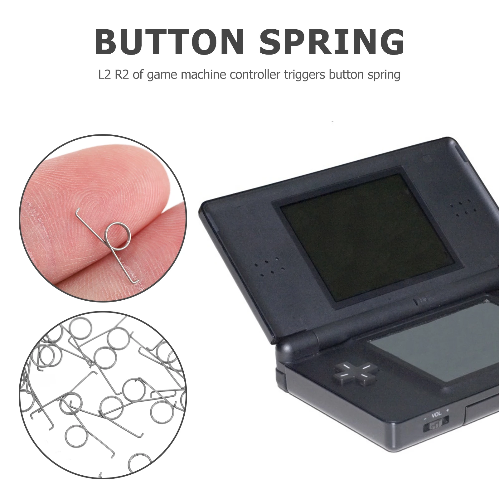 

Controller Spring Iron Gamepad Metal Replacement Trigger Button Machine Buttons