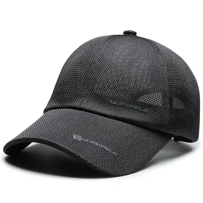 Kairui Outdoor Leisure Male Summer Sunscreen Female Outdoor Fishing Breathable Thin Mesh Duck Tongue Hat