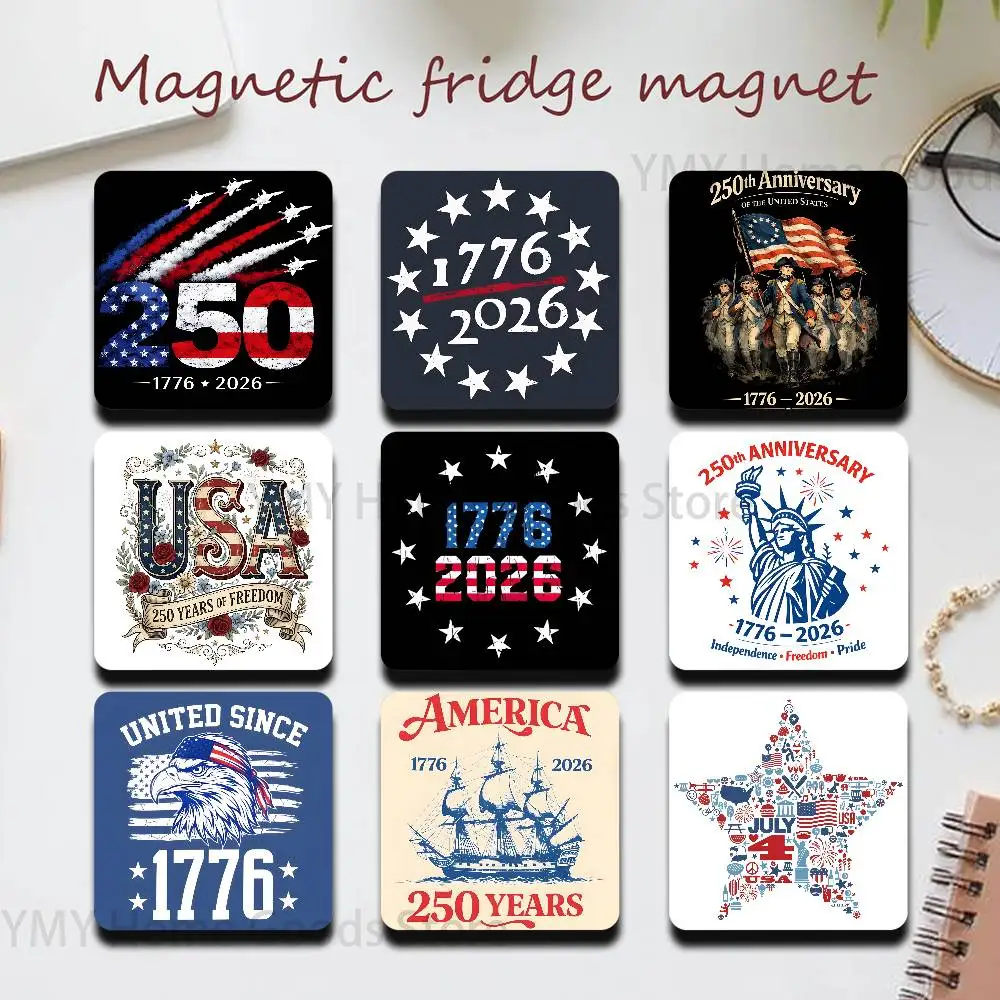 250th The United States Independence Refrigerator Magnets the Perfect Choice for Home Create Warm Cozy Home Decor Gifts