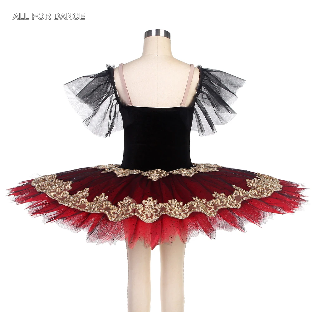 BLL483 جديد قبل المهنية الباليه توتو فطيرة توتو فتاة والنساء مرحلة الأداء الباليه توتو الأخضر المخملية صد توتو #2