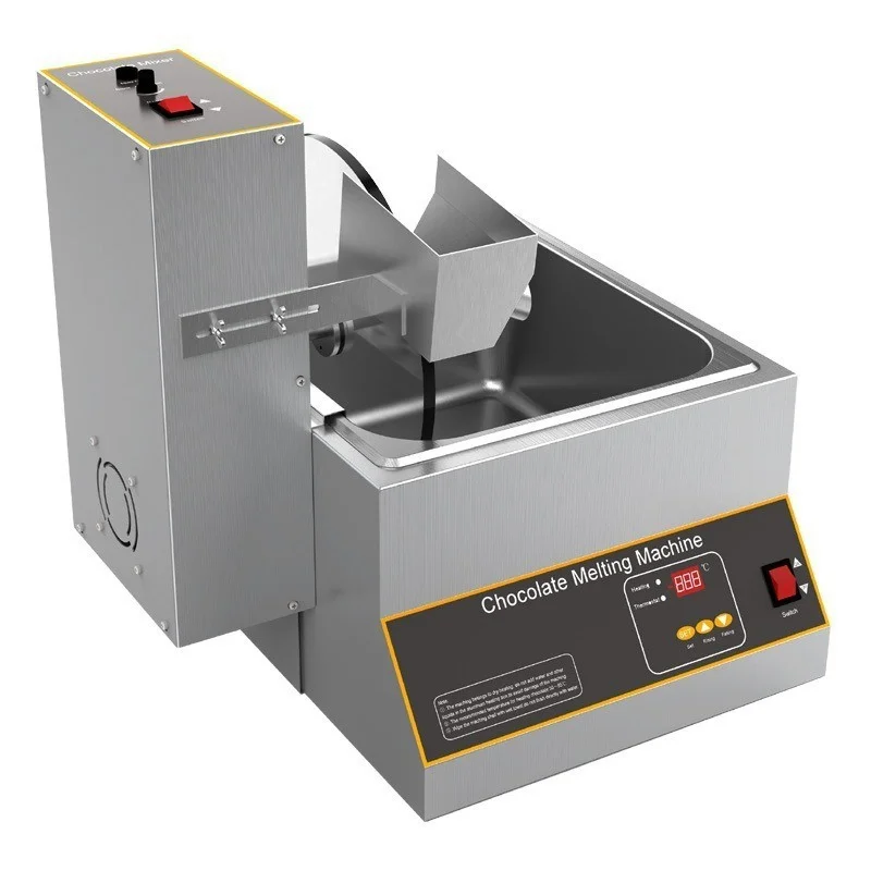 10L Chocolate Melting Pot Chocolate Temperature Controller Wheel Chocolate Melting Machine