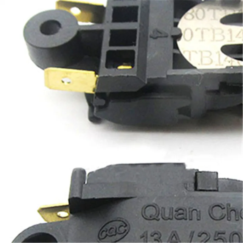 

2 шт. черных термостатов-выключателей 13А/16А 250В для электрических чайников, запчасти и аксессуары для домашней кухни