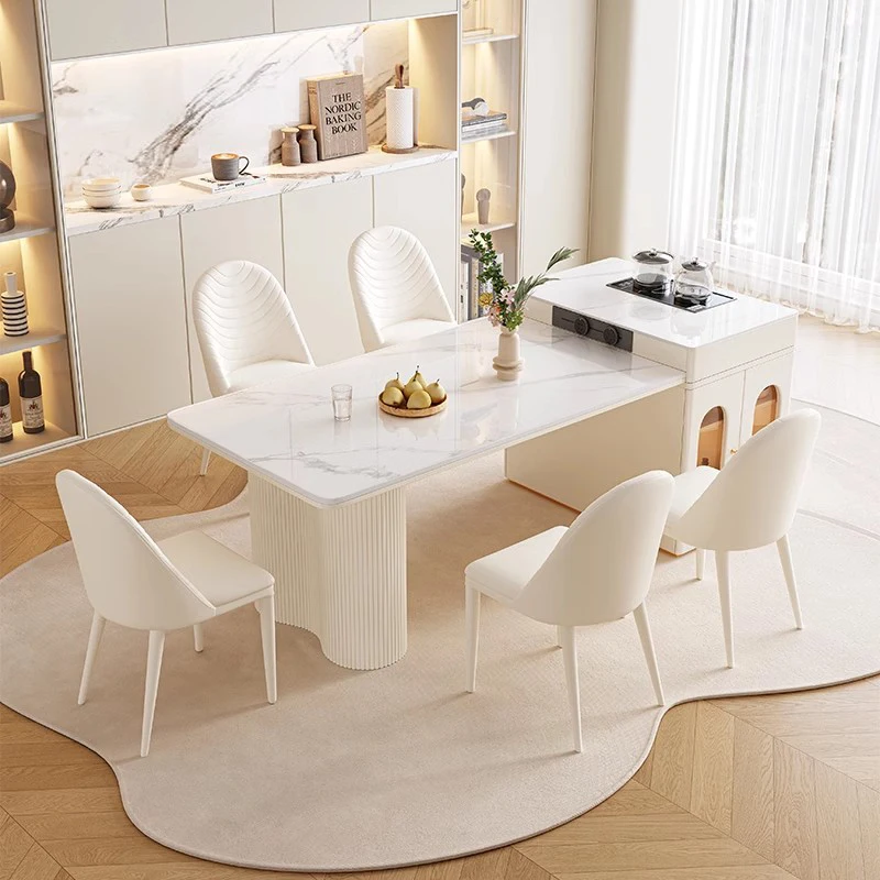 

Large Nordic Dining Table Luxury Side Meeting Coffee Accent Dining Table Lounge Kitchen Sillas Para Comedor Patio Furniture