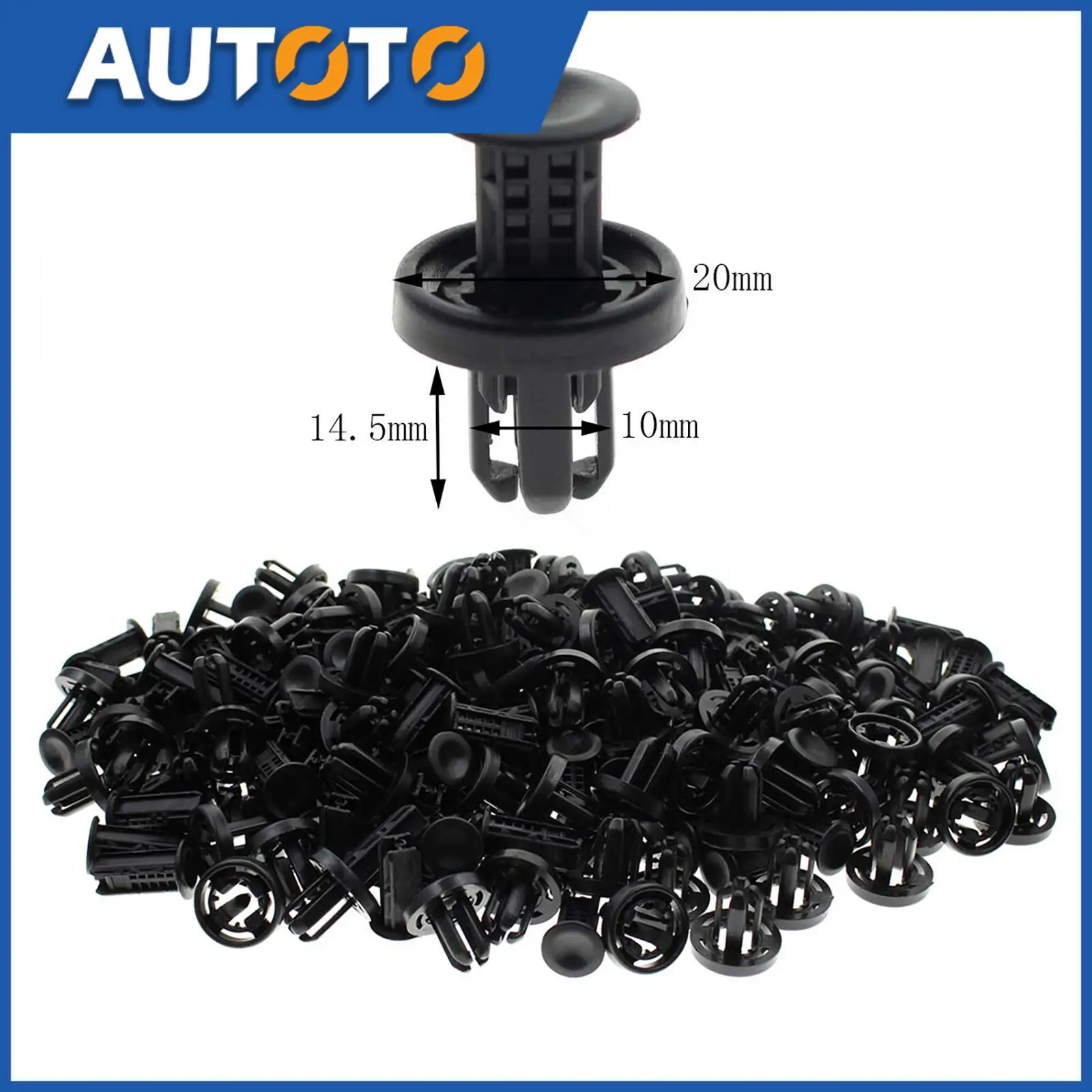 100pcs Push Type Clips Pin OE#91505-TM8-003 91505TM8003 For Acura RDX MDX NSX RLX Honda Accord Civic CR-V CR-Z 2013-2018