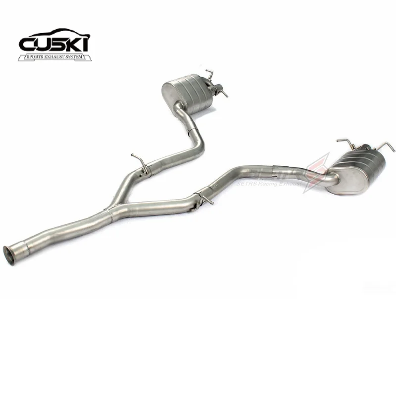 High performance Catback Exhaust For Mercedes-Benz C200 1.8T W204 2010-2015 quality Stainless Steel Exhaust System