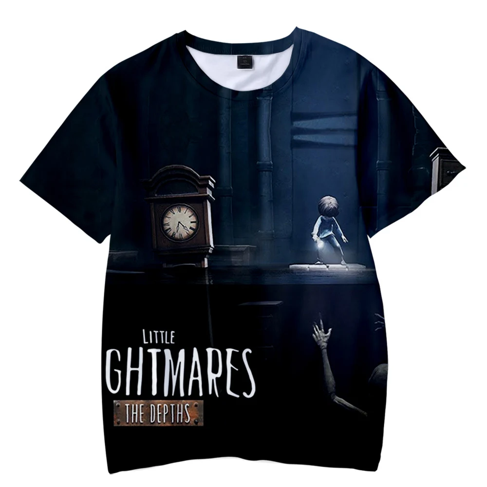 Little Nightmares 3D Print O-Neck T-shirt Boys/girls Summer Fashion Short Sleeve T Shirt Harajuku Little Nightmares Tee Tops