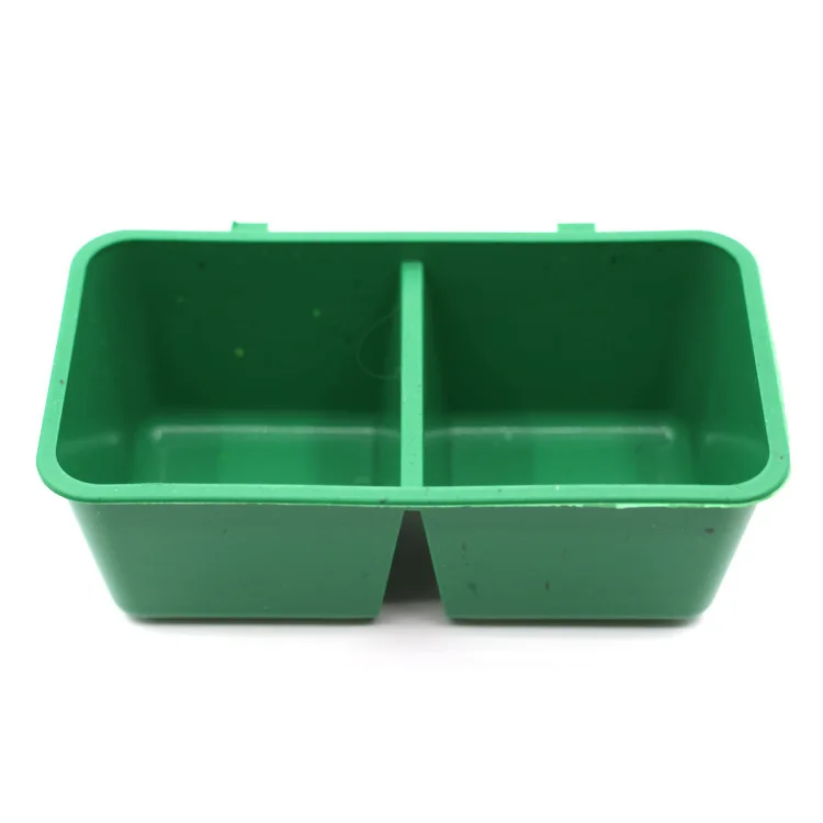 Bird Feeder Box Cage Food Bowl Container For Parrot Rabbit Wire Cage Universal Connected Feeding Cup view 4