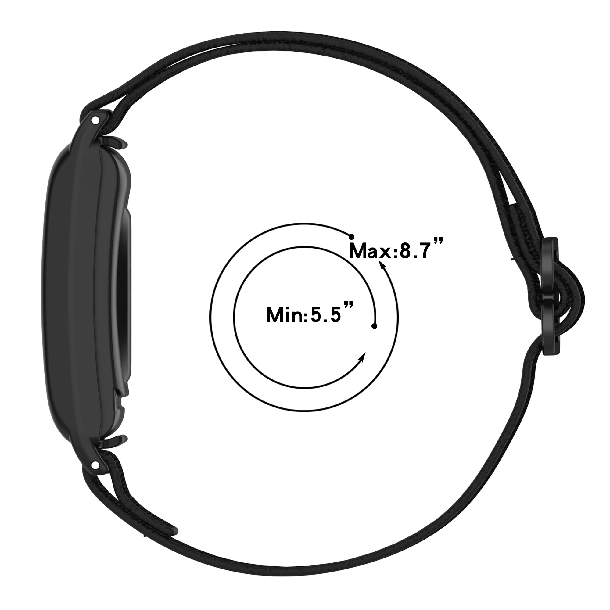 スポーツナイロン編組リストバンド Whoop 5.0 バンド交換用伸縮性時計ブレスレットコレア弾性リストストラップ Whoop 4.0