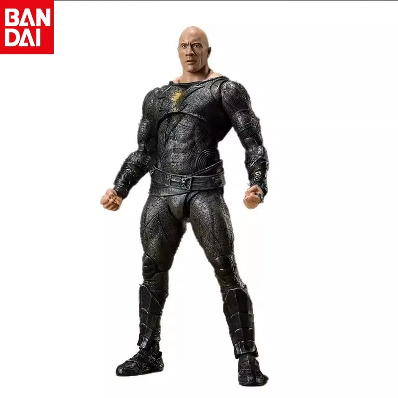 BANDAI Brand New Genuine SHF Black Adam DC Alliance Anti-Hero Dwayne Johnson Movable Figure in Stock