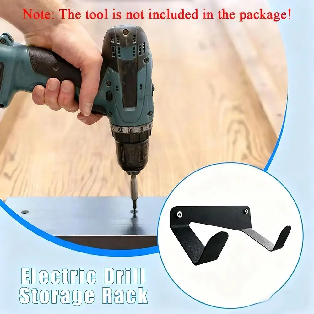 Soporte de Almacenamiento de Metal para Herramientas Eléctricas, Montaje en Pared, Fácil Instalación, Soporte para Taladro Eléctrico de Alta Resistencia para Makita
