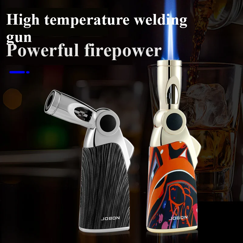 

Portable Foldable Windproof Direct Charge Butane Gas Lighter, Moxibustion Outdoor Barbecue Multi functional Spray Gun