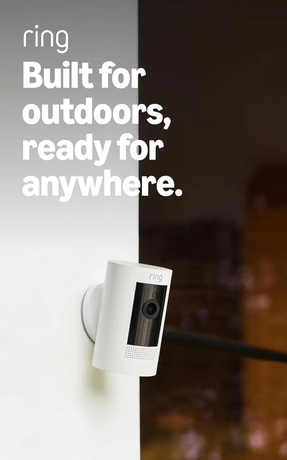 

Outdoor Security Camera with Live View, Color Night Vision, Two-Way Talk, Motion Alerts, Alexa Compatible, Weather-Resistant