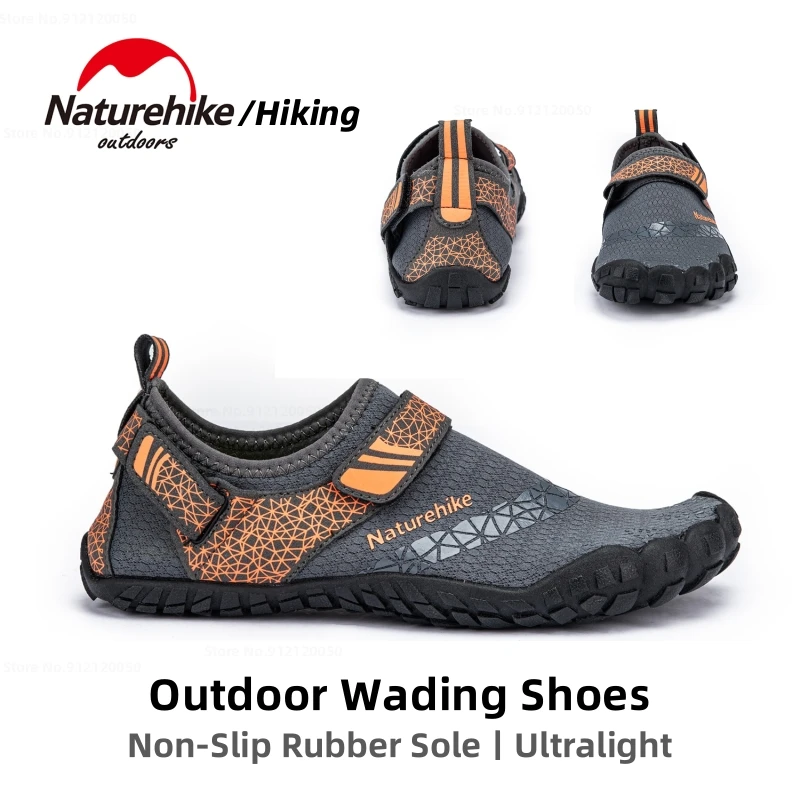

Naturehike Outdoor Wading Shoes Rubber Sole Non-Slip Ultralight Soft Shoes Dive Boot Beach Breathable Shoes Swimming Water Shoes