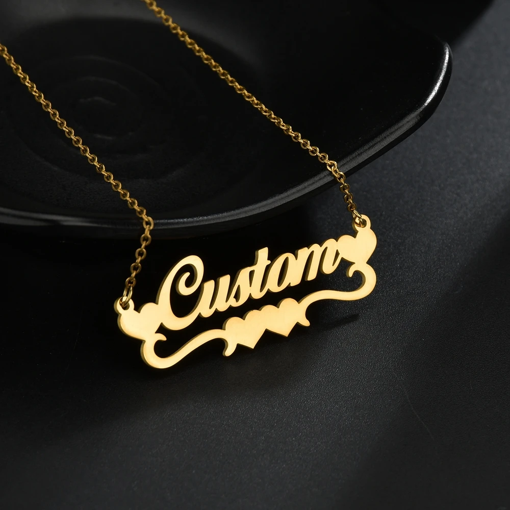 Atoztide Personalized Custom Pendant Necklaces Stainless Steel Chain Arabic Name Choker Summer for Women Birthday Jewelry Gift view 4