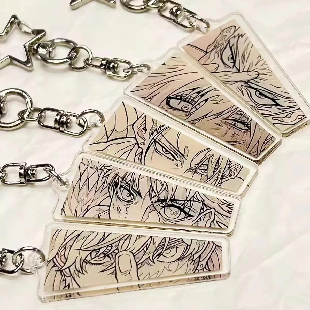 

Anime Jujutsu Kaisen Ryomen Sukuna Okkotsu Yuta Geto Suguru Fushiguro Megumi Satoru Gojo Cosplay Acrylic Keychain Birthday Gift