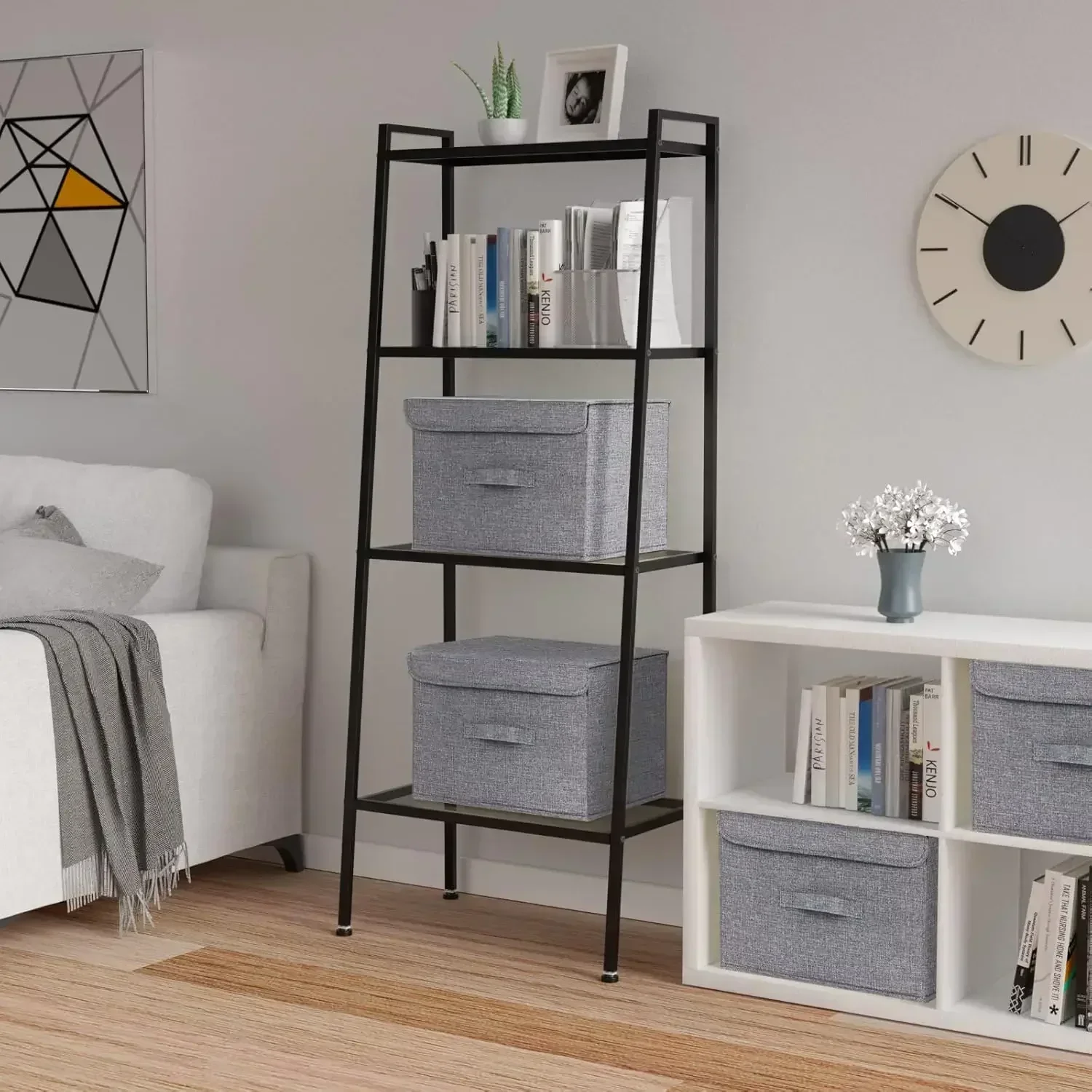 Cestas de Almacenamiento Multifuncionales, Caja de Almacenamiento de Ropa Plegable con Tapas para Ropa, Ropa Interior y Calcetines, Organizador que Ahorra Espacio