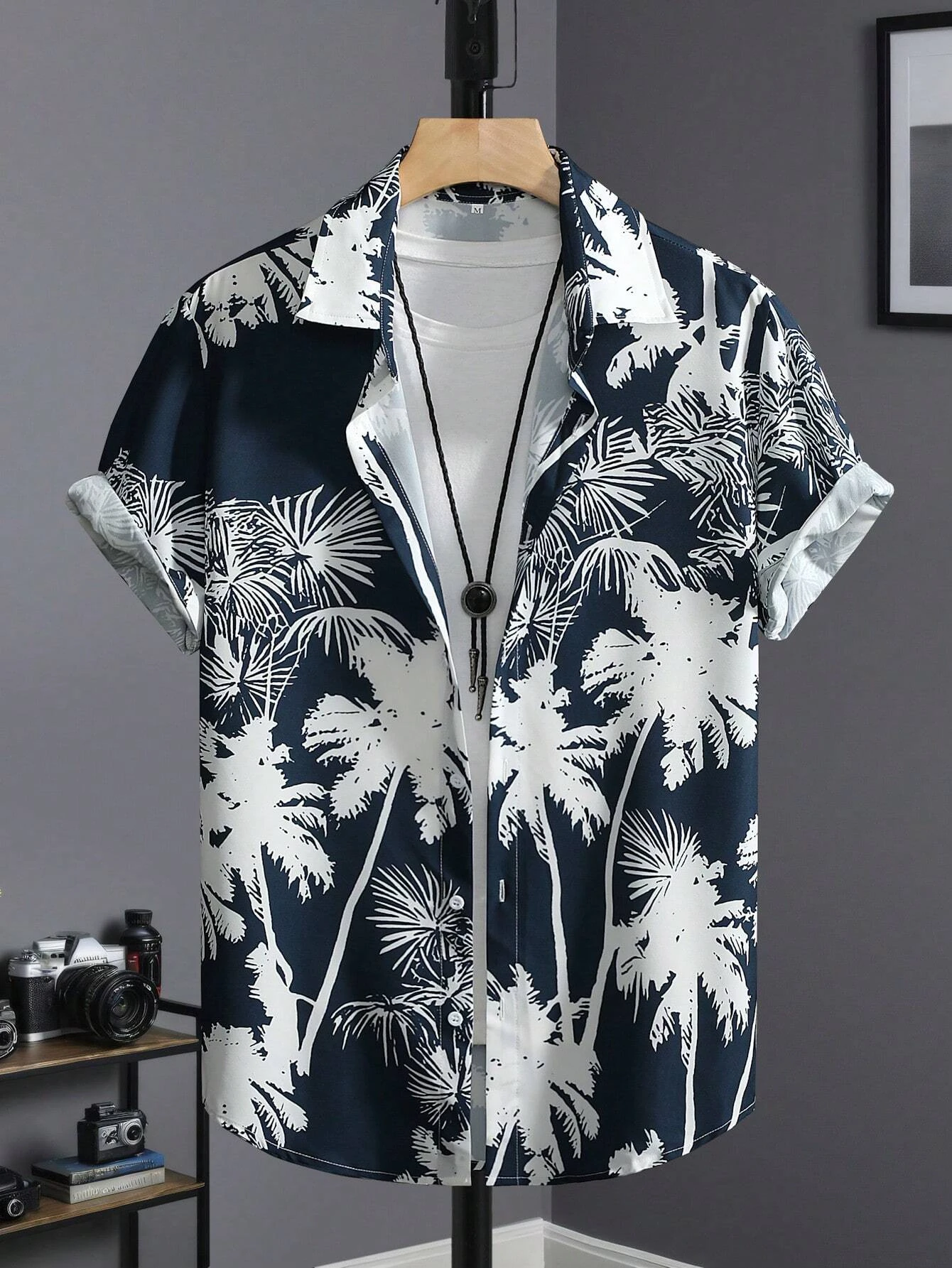 

Hawaiian Shirt Man Print Casual Thin Beach Slim Fashion Shirt High Quality Luxury Black Social Vintage Funny Oversized Clothes
