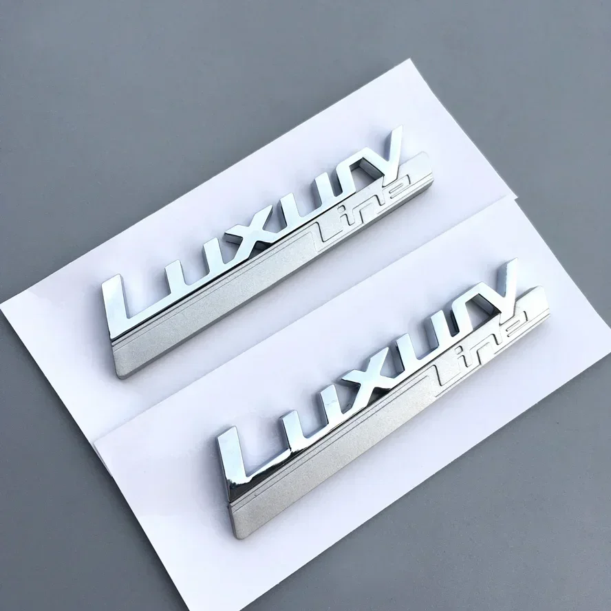 

Car Fender Side Luxury Sport Line Badge Emblem Stickers For BMW X3 X5 X6 1 3 5 6 7 Series F10 E70 E60 E90 520d 535i Accessories