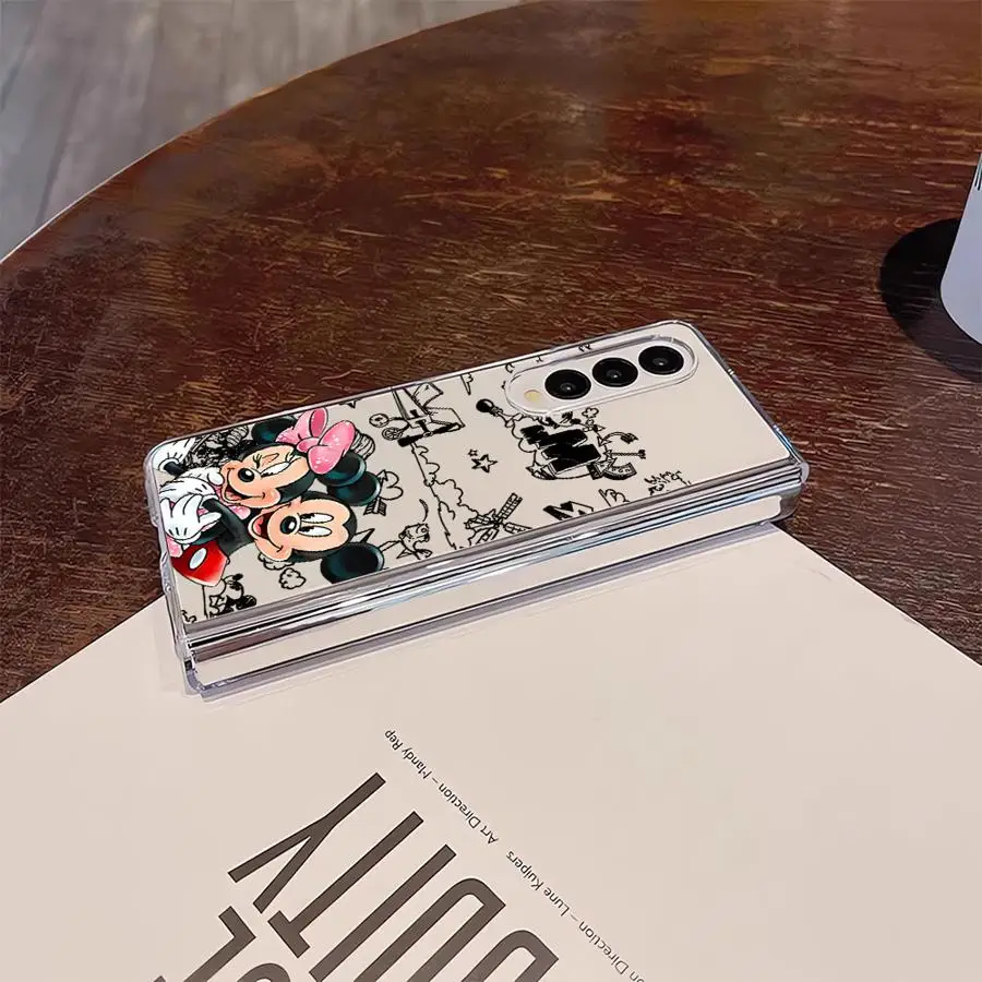 ديزني ميكي ميني ماوس شفاف لينة غطاء الهاتف حقيبة لهاتف سامسونج غالاكسي ZFold3 ZFold7 ZFold4 ZFold6 Z أضعاف 7 6 5 4 3 #4