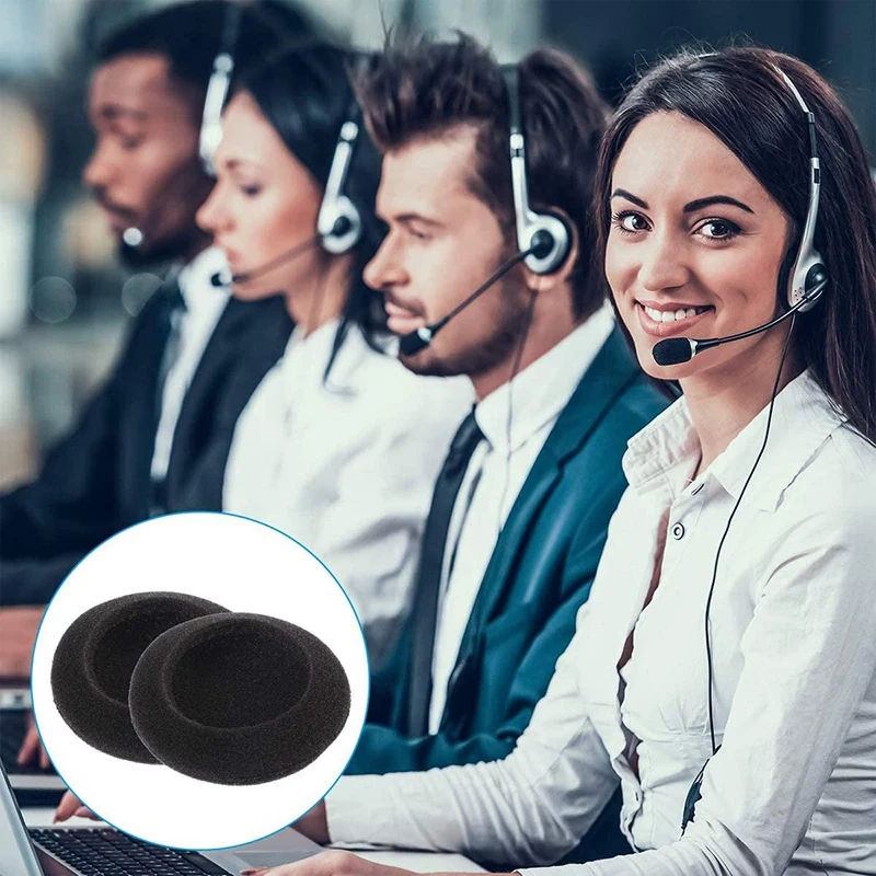 Утолщенный чехол для наушников, амбушюры, губчатый чехол, 60 мм сменный защитный чехол, универсальный