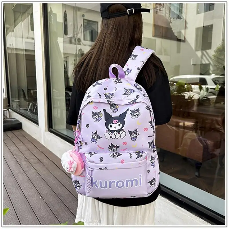 

Kawaii Sanrio Hello Kittys Backpack Cute Anime Peripherals Cinnamoroll My Melody Girly Heart Student Large Capacity School Bag