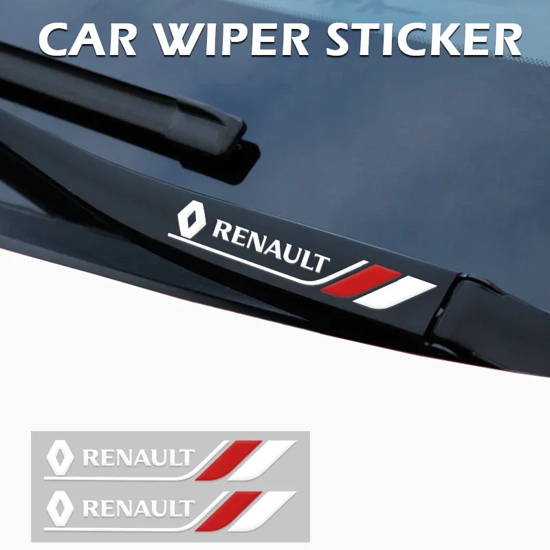 Creative Car Sticker Windshield 3D Window Wiper Car Decal Sticker for Renault koleos duster megane 2 logan clio Auto Accessories